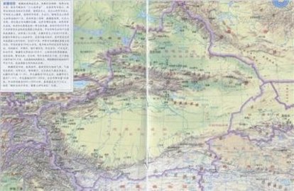 新疆地图全图高清版图2