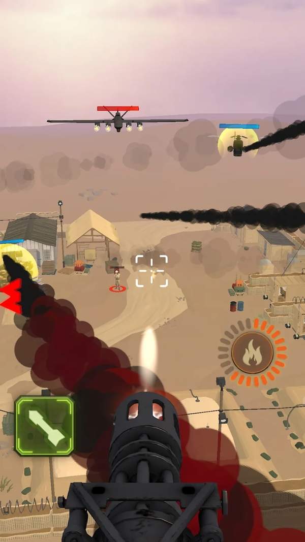 直升机打击沙漠战争游戏